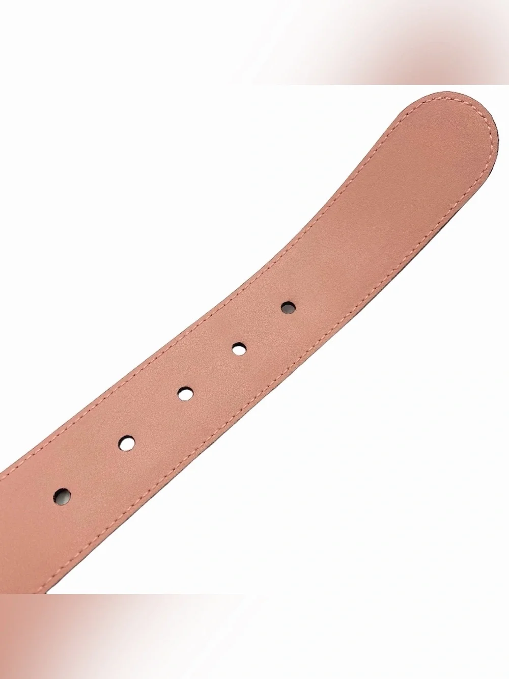 Gucci Pink Leather Guccissima Belt 75/30